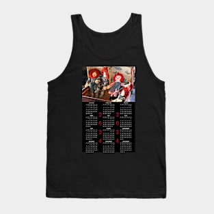 Raggedy Ann & Andy • 2024 Year-at-a-glance Calendar Tank Top